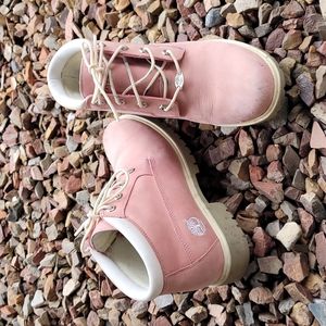 Pink Timberland Boots